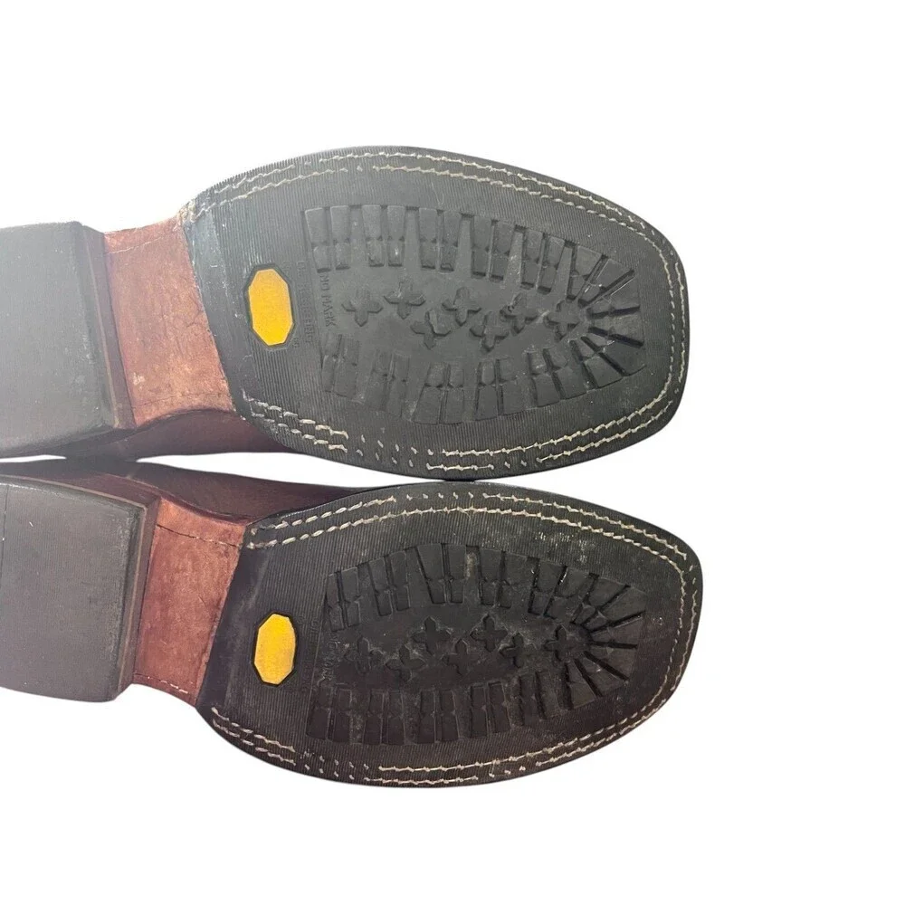 Justin Men’s Western Boots Size 9 EE – BR301 Bent Rail Trainor Camel
